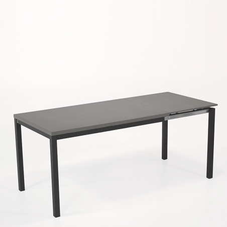 Table de cuisine avec rallonge en céramique - hauteur 75 cm - Toy métal 3 