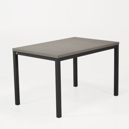 Table de cuisine avec rallonge en céramique - hauteur 75 cm - Toy métal 4