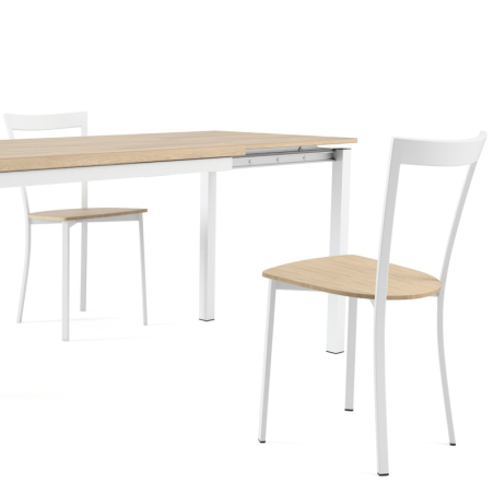 Chaise de cuisine métal et bois - Spirit 3