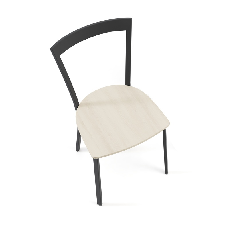 Chaise de cuisine métal et bois - Spirit