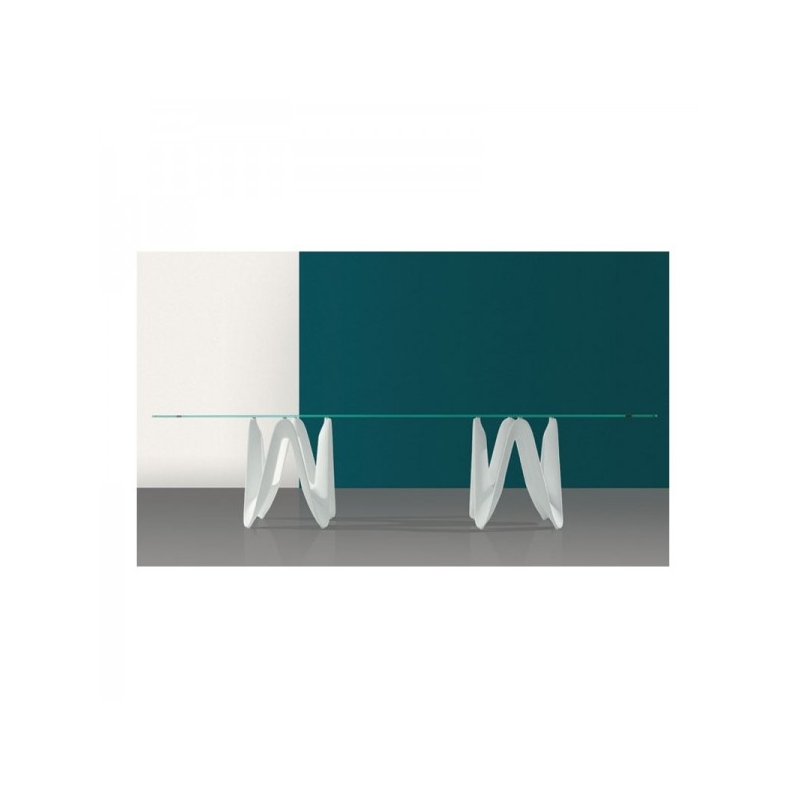 Table en verre design - 320cm x 120cm - Lambda Sovet®