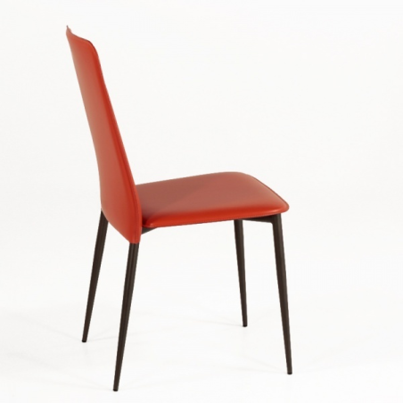 Chaise en croûte de cuir -  Ely-Plus