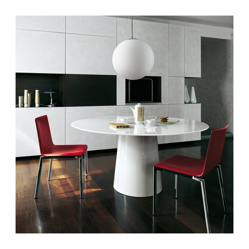 Table ronde design en verre - Totem Sovet® 4