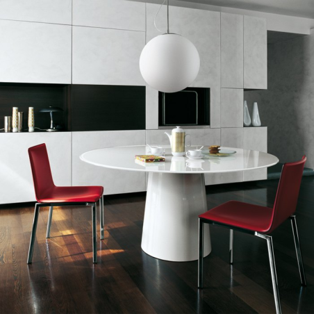 Table ronde design en verre - Totem Sovet® 4