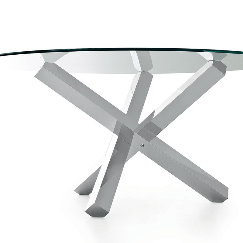 Table en verre design ronde - Aikido Sovet® 3