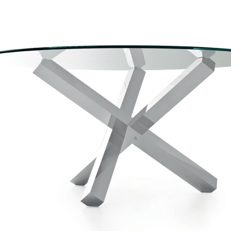 Table en verre design ronde - Aikido Sovet® 3