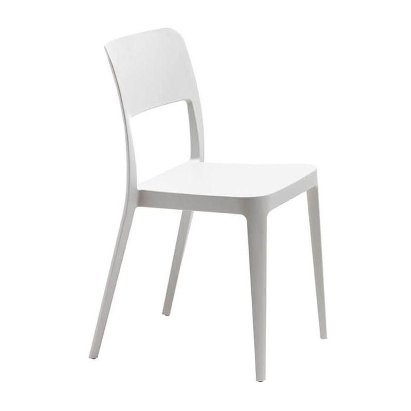 Chaise de terrasse en polypropylène blanc - Nené Midj®
