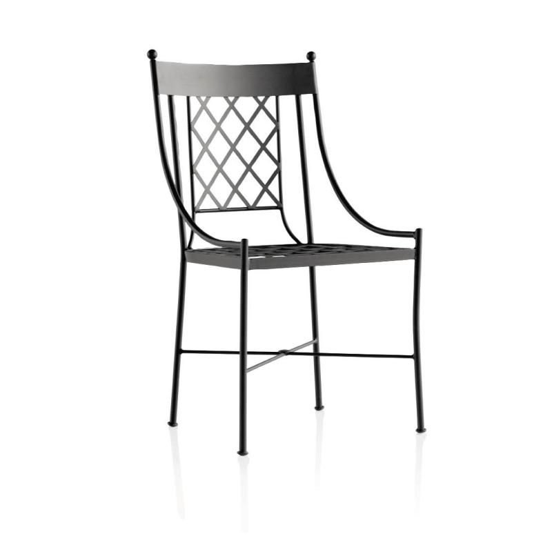 Chaise de jardin provençale en métal - Marsella