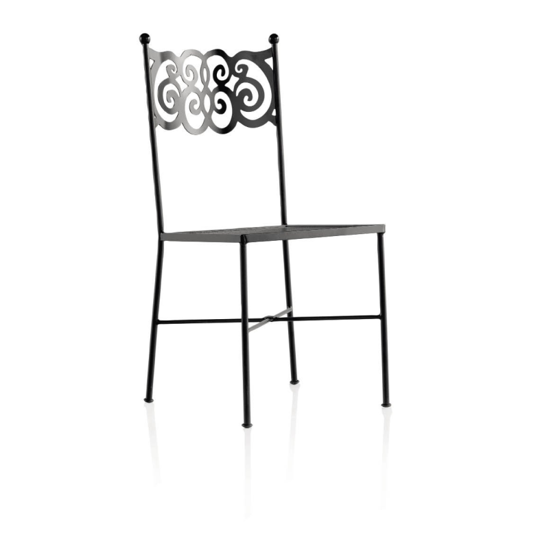 Chaise d'extérieur en fer forgé - Granada