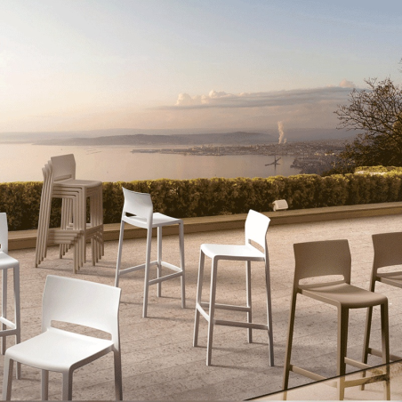 Tabouret de jardin empilable - Bakita