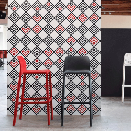 Tabouret empilable en polypropylène - Faro