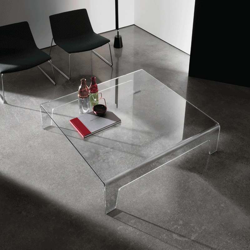 Table basse design carrée en verre - Frog Sovet® 4-pieds.com Table basse design carrée en verre - Frog Sovet® 4-pieds.com