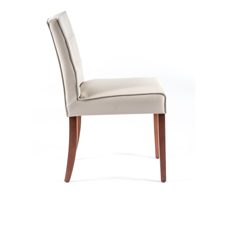 Chaise blanche matelassée - Carpe