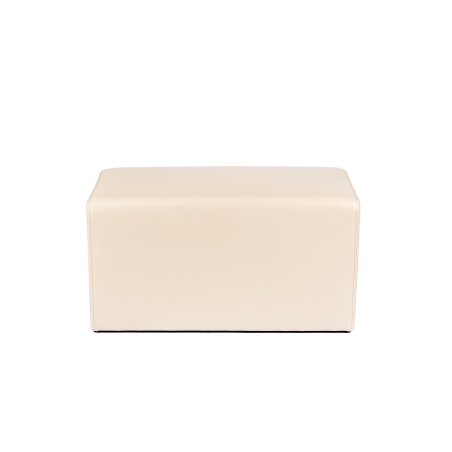 Pouf rectangulaire beige - Max Q78