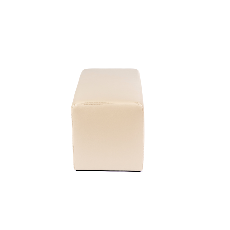 Pouf rectangulaire moderne beige - Max Q78