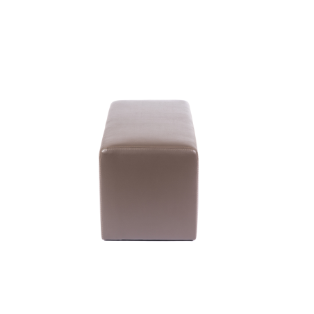 Pouf rectangulaire moderne marron - Max Q78
