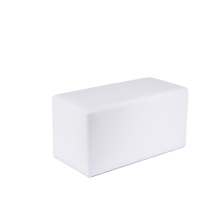 Pouf rectangulaire contemporain marron - Max Q78