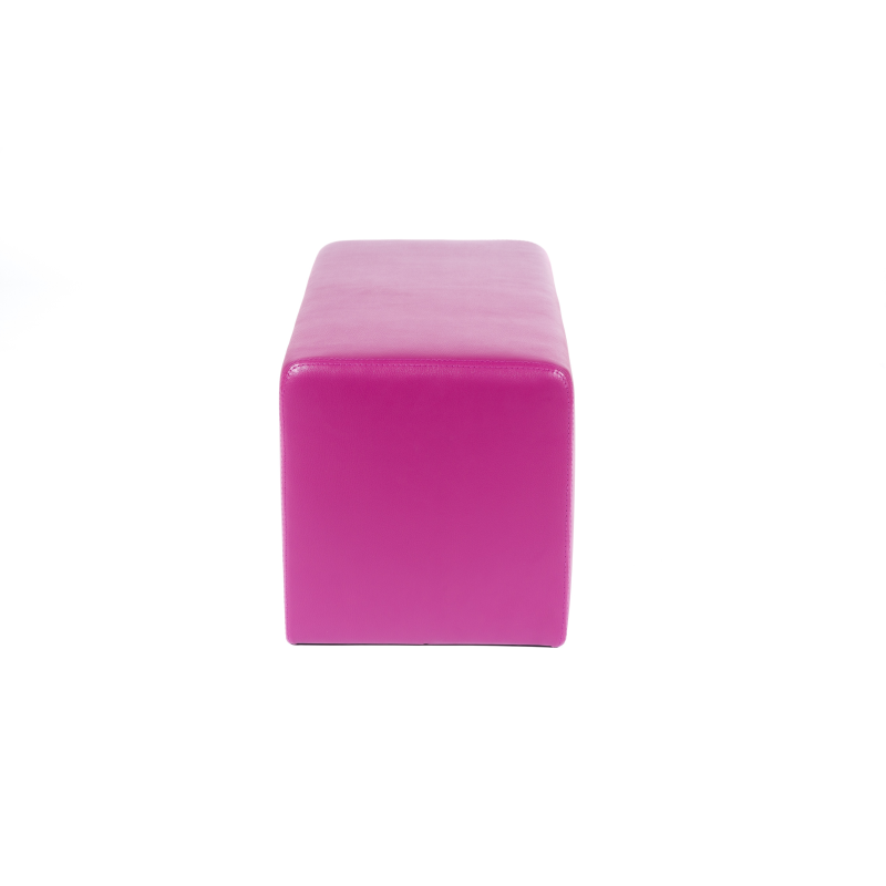 Pouf rectangulaire moderne magenta - Max Q78