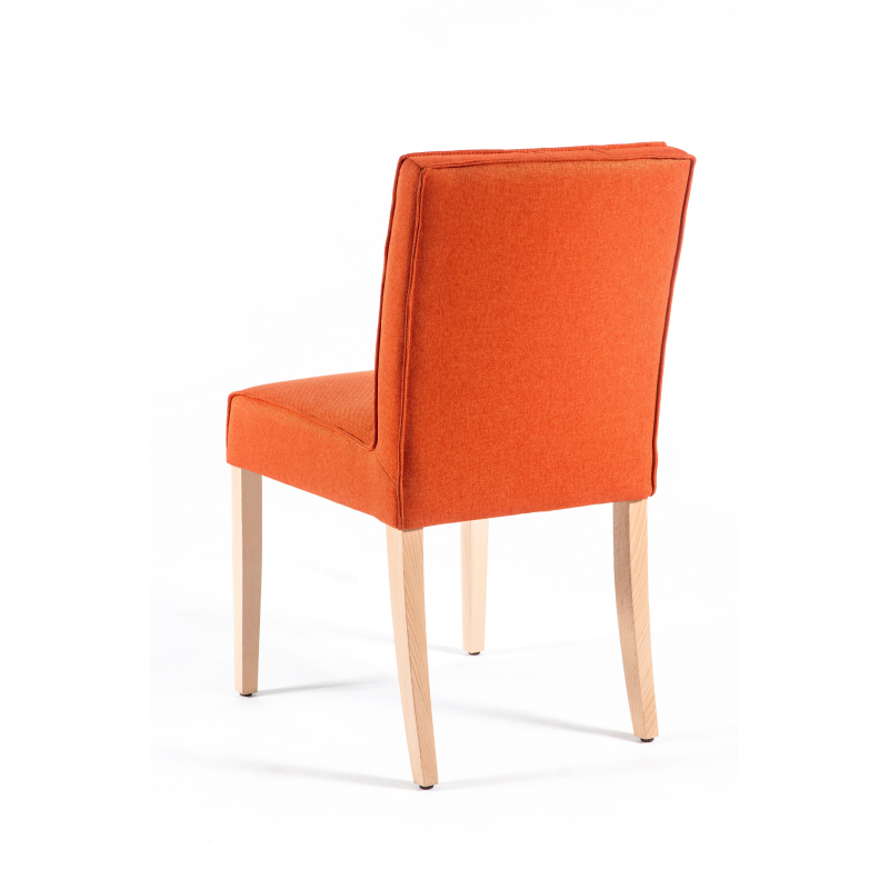 Chaise moderne en tissu et bois - Carpe