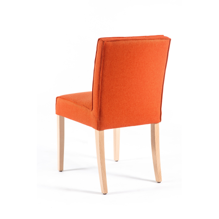 Chaise moderne en tissu et bois - Carpe