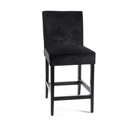 Tabouret snack moderne en tissu et bois - BarCarpe