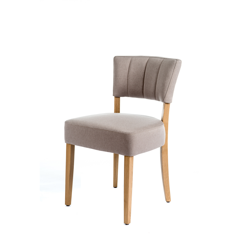 Chaise matelassée en tissu - Steffi