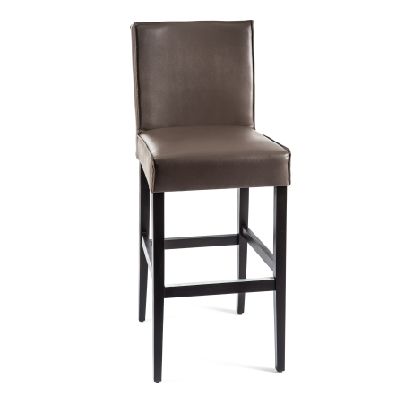 Tabouret bar en vinyl et bois - BarCarpe