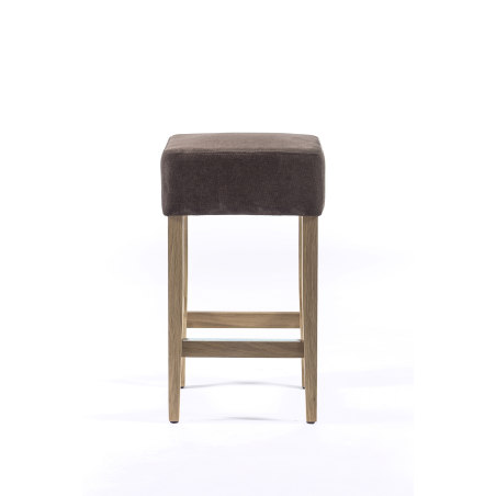 Tabouret snack en tissu et bois - BarMax