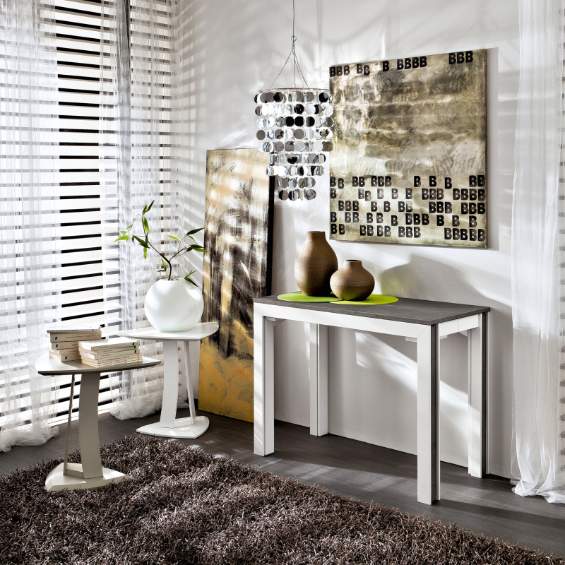 Console extensible en stratifié - Mattia 5