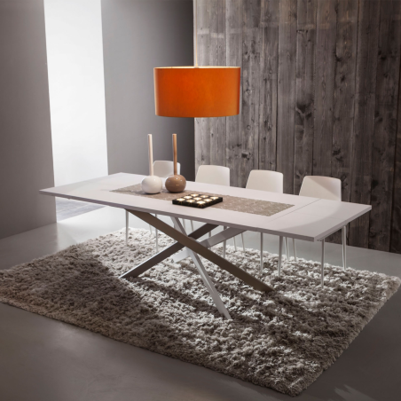 Table contemporaine extensible en fenix - Renzo