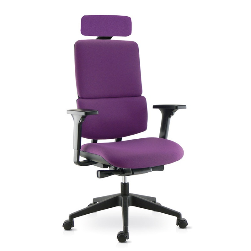 Fauteuil de bureau en tissu avec roulettes - Wi-max