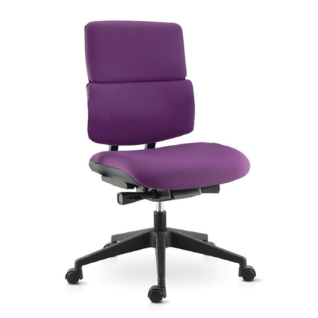 Chaise de bureau en tissu avec roulettes - Wi-max