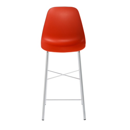 Tabouret snack moderne en polypropylène et métal - Cloe 2