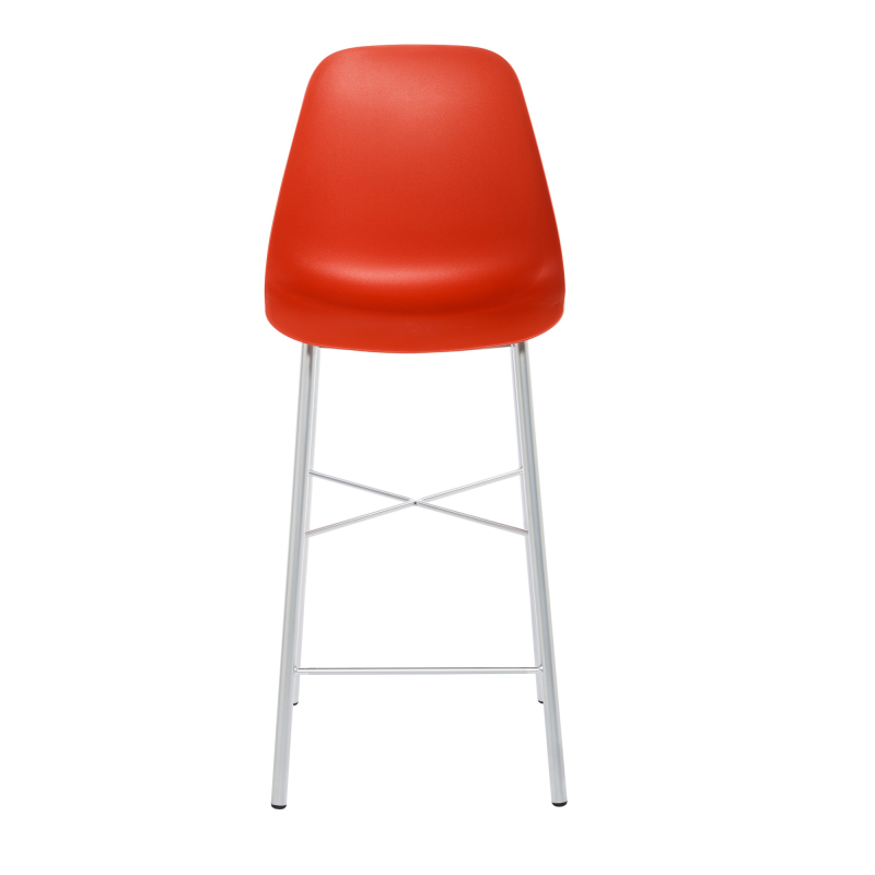 Tabouret snack moderne en polypropylène et métal - Cloe 4