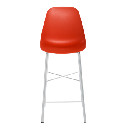 Tabouret snack moderne en polypropylène et métal - Cloe 4