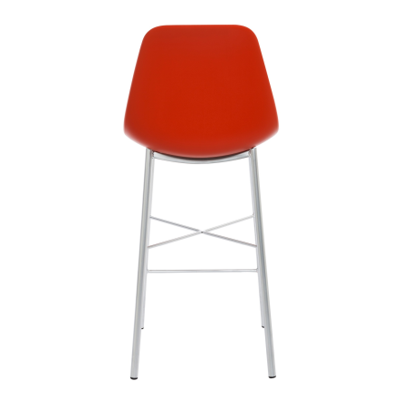 Tabouret snack moderne en polypropylène et métal - Cloe 5