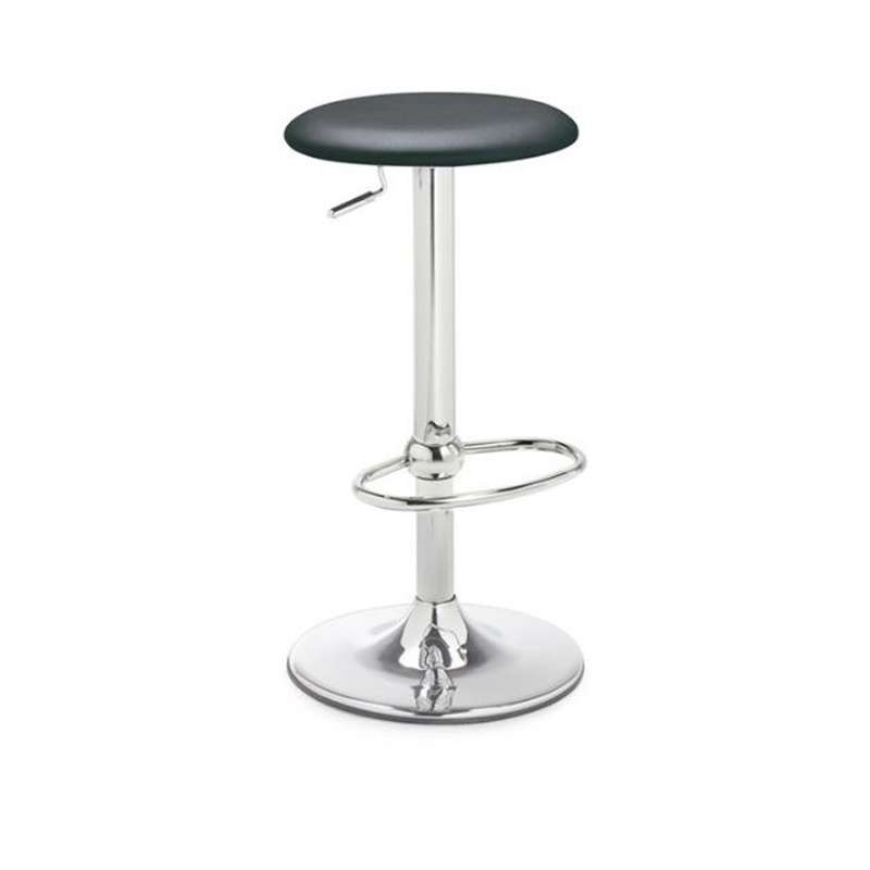 Tabouret réglable sans dossier en synthétique et métal