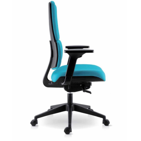 Fauteuil de bureau en tissu avec roulettes - Wi-max