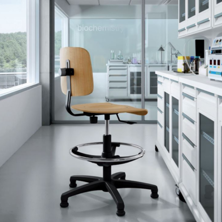 Chaise d'atelier réglable en bois - Tecnik 2