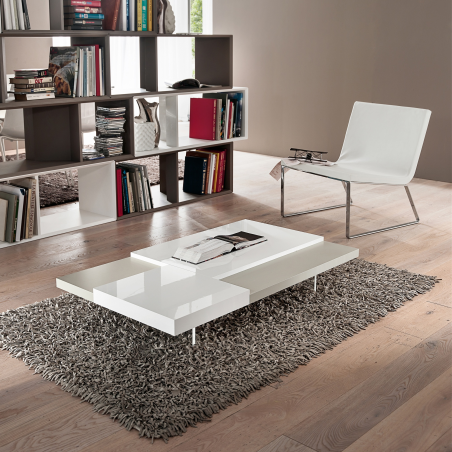 Table basse bicolore en mélaminé - Erica 5