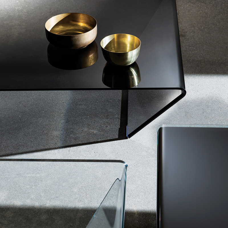 Table basse design en verre -  Rubino Sovet® 10