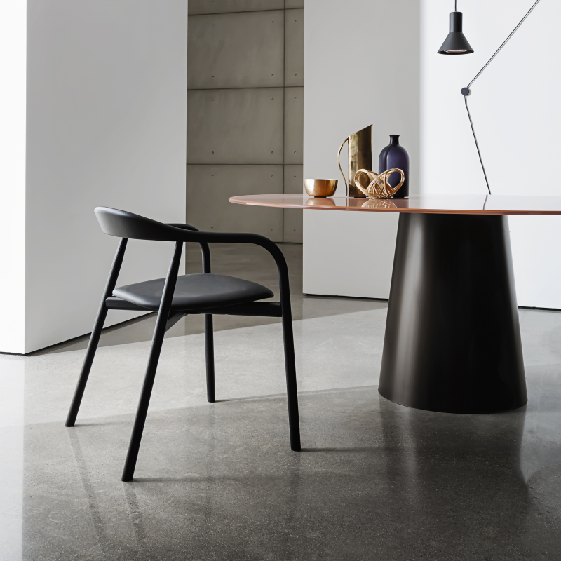 Table ronde design en verre - Totem Sovet® 3