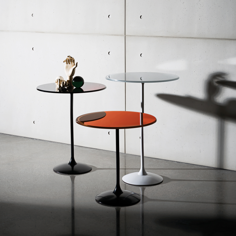 Table basse design en verre - Tulip 2