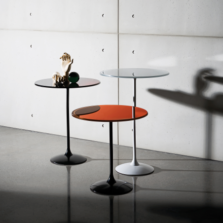 Table basse design en verre - Tulip 2