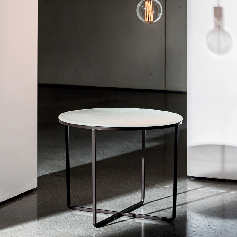 Table basse ronde en verre - Piktor Sovet 3