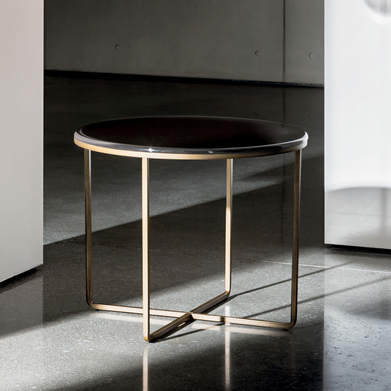 Table basse ronde en verre - Piktor Sovet