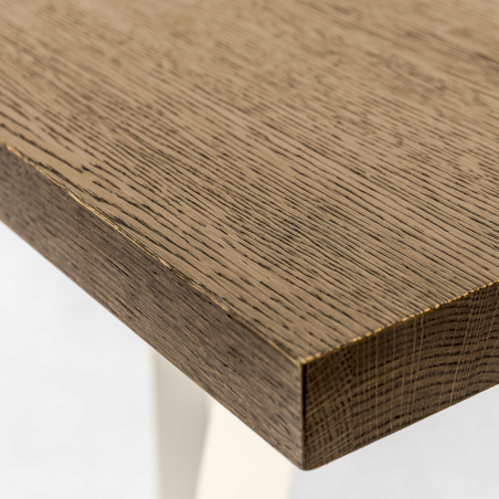 Table design en métal et bois - Wave 9