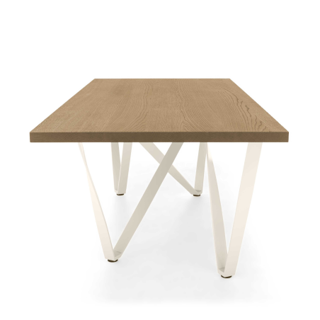 Table avec rallonge en bois - Wave 4