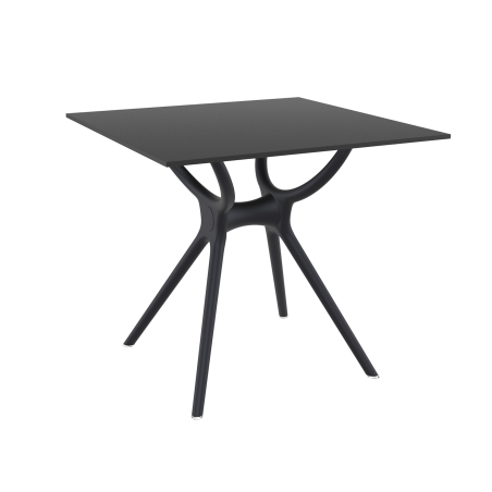Table carrée petit espace en stratifié et polypropylène - Air 2
