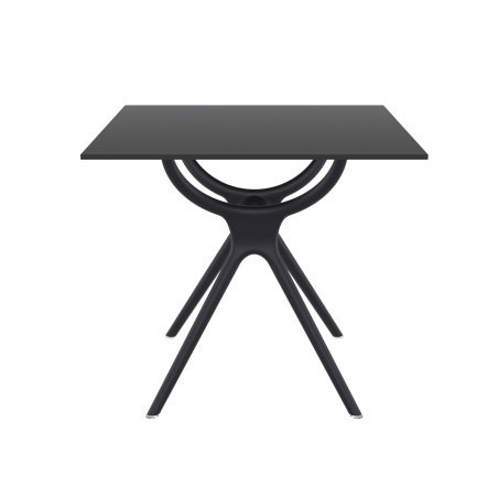 Table carrée petit espace en stratifié et polypropylène - Air 3